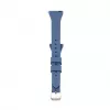 Connect 20mm T-beugel Siliconen Loop Horlogeband (130mm M/L) blauw
