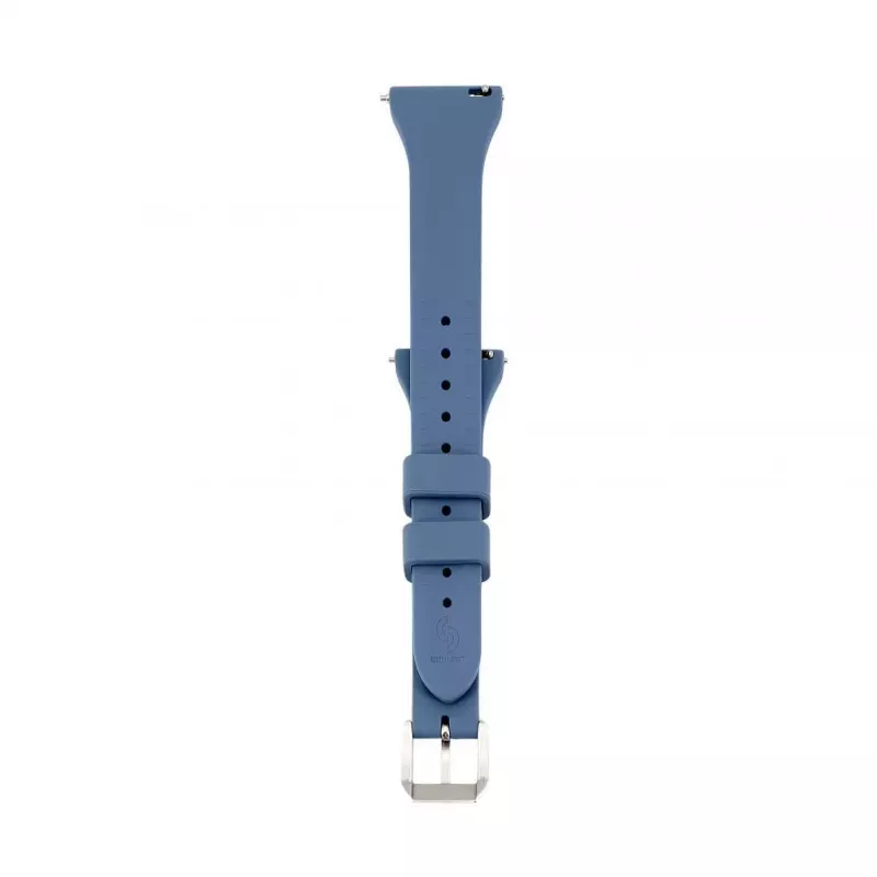 Connect 20mm T-beugel Siliconen Loop Horlogeband (130mm M/L) blauw