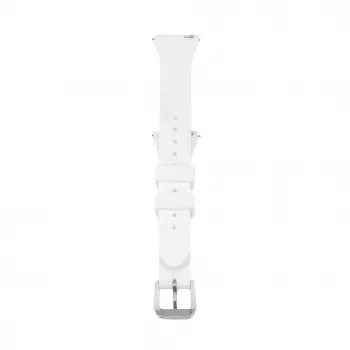 Connect 22mm T-beugel Siliconen Loop Horlogeband (130mm M/L) wit