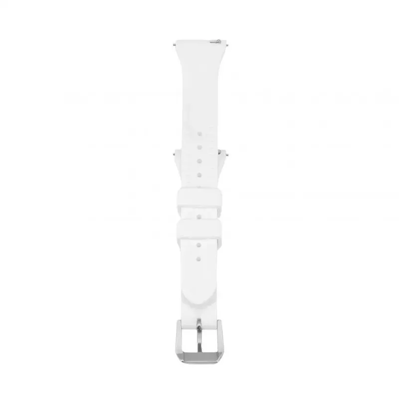 Connect 22mm T-beugel Siliconen Loop Horlogeband (130mm M/L) wit