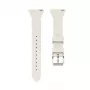 Connect 22mm T-beugel Siliconen Loop Horlogeband (130mm M/L) zilver