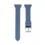 Connect 22mm T-beugel Siliconen Loop Horlogeband (130mm M/L) blauw
