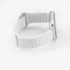 Connect 20mm Flat Head Leder-Silikon Loop Magnetisches Armband (130mm M/L) Wit