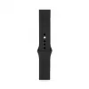Connect 22mm Siliconen Loop Horlogeband (S/M 110mm) zwart