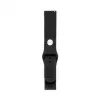 Connect 22mm Siliconen Loop Horlogeband (S/M 110mm) zwart