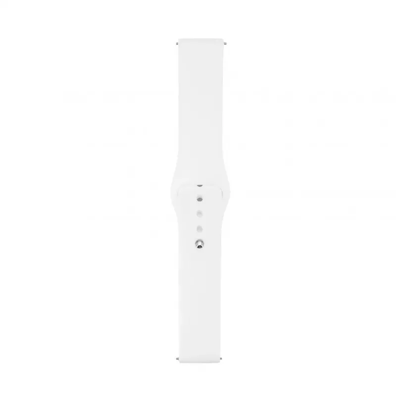 Connect 22mm Siliconen Loop Horlogeband (S/M 110mm) wit