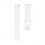 Connect 22mm Siliconen Loop Horlogeband (S/M 110mm) wit