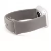 Connect 22mm Siliconen Loop Horlogeband (S/M 110mm) grijs