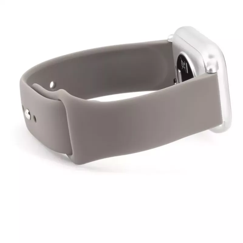 Connect 22mm Siliconen Loop Horlogeband (S/M 110mm) grijs