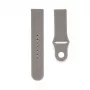 Connect 22mm Siliconen Loop Horlogeband (S/M 110mm) grijs