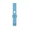 Connect 22mm Siliconen Loop Horlogeband (S/M 110mm) blauw