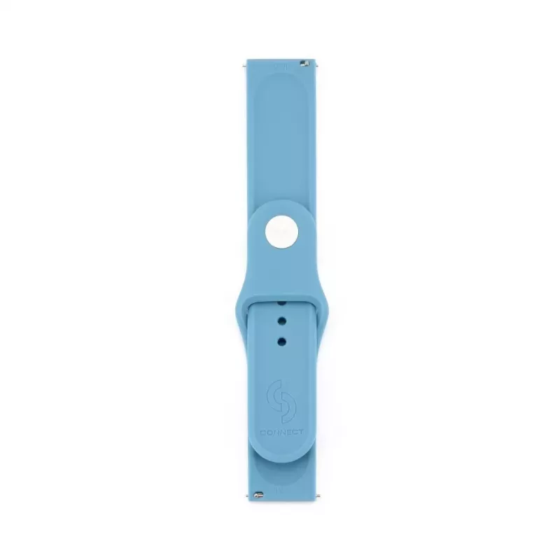 Connect 22mm Siliconen Loop Horlogeband (S/M 110mm) blauw
