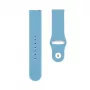 Connect 22mm Siliconen Loop Horlogeband (S/M 110mm) blauw