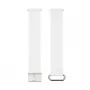 Connect 20mm Lederen Achterkant Gesp Magnetisch Horlogeband (130mm M/L) wit
