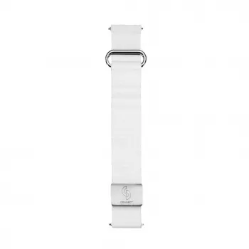 Connect 22mm Lederen Achterkant Gesp Magnetisch Horlogeband (130mm M/L) wit