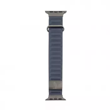 Connect Watch 38/40/41mm Cortical Back Buckle Magnetic Suction Watch Strap indigo blauw