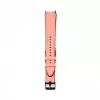 Connect 20mm siliconen patch leer armband (130mm M/L) roze