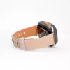 Connect Watch 42/44/45mm single loop buckle leren armband rosarood