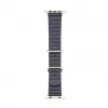 Connect Watch 38/40/41mm marine leren armband marineblauw