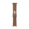 Connect Watch 42/44/45mm marine leren armband bruin