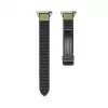 Connect 20mm siliconen-leer armband met magneetsluiting woudgroen