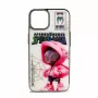 iLike Apple iPhone 12 PC siliconen hoesje Spider Sense wit roze