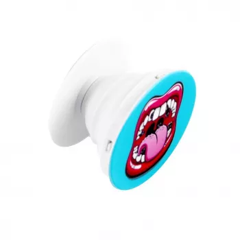 iLike universele pop holder Lips roze blauw
