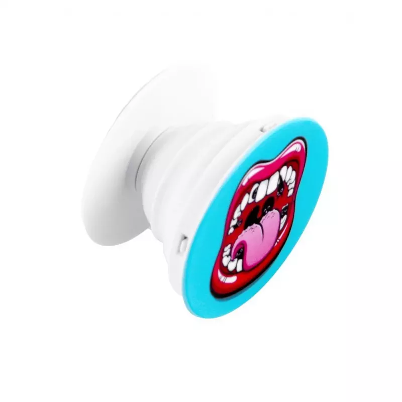 iLike universele pop holder Lips roze blauw