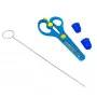 iLike S3 3in1-accessoireset voor 3D-pen – reinigingsnaald / schaar / 2 vingerhoedjes