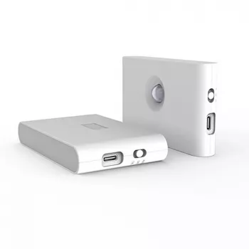 Elight T1 wandlamp dubbele projectie LED 1W batterijlamp 2700K met bewegings-/schemeringssensor USB-C wit