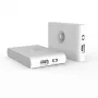 Elight T1 wandlamp dubbele projectie LED 1W batterijlamp 2700K met bewegings-/schemeringssensor USB-C wit