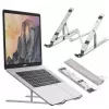 iLike STM1 metalen opvouwbare notebookstandaard voor 10-17,3 inch laptops - zilver