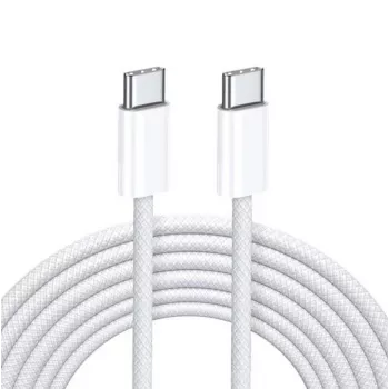iLike 65W USB-C naar USB-C kabel 2M wit