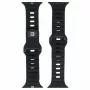 Evelatus Watch 38/40/41 sport siliconen loop zwart