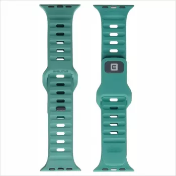 Evelatus Watch 38/40/41 sport siliconen loop groen