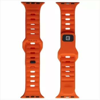 Evelatus Watch 42/44/45 sport siliconen loop oranje
