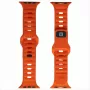 Evelatus Watch 42/44/45 sport siliconen loop oranje