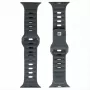 Evelatus Watch 42/44/45 sport siliconen loop antracietgrijs