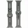 Evelatus Watch 42/44/45 sport siliconen loop donkergrijs