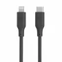 Evelatus USB-C naar Lightning siliconen kabel 1,2m (MFI10CL) 60W / 20V 3A zwart