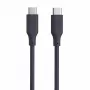 Evelatus USB-C naar USB-C siliconen kabel 1,2m 60W 20V/3A blauw