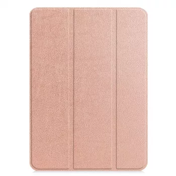iLike Galaxy Tab S9 FE Plus Tri-Fold Eco-Leather Stand Case roségoud