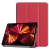 iLike Galaxy Tab S9 FE Plus Tri-Fold Eco-Leather Stand Case Coral Pink