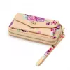 Evelatus Universele Wallet Case Flower beige