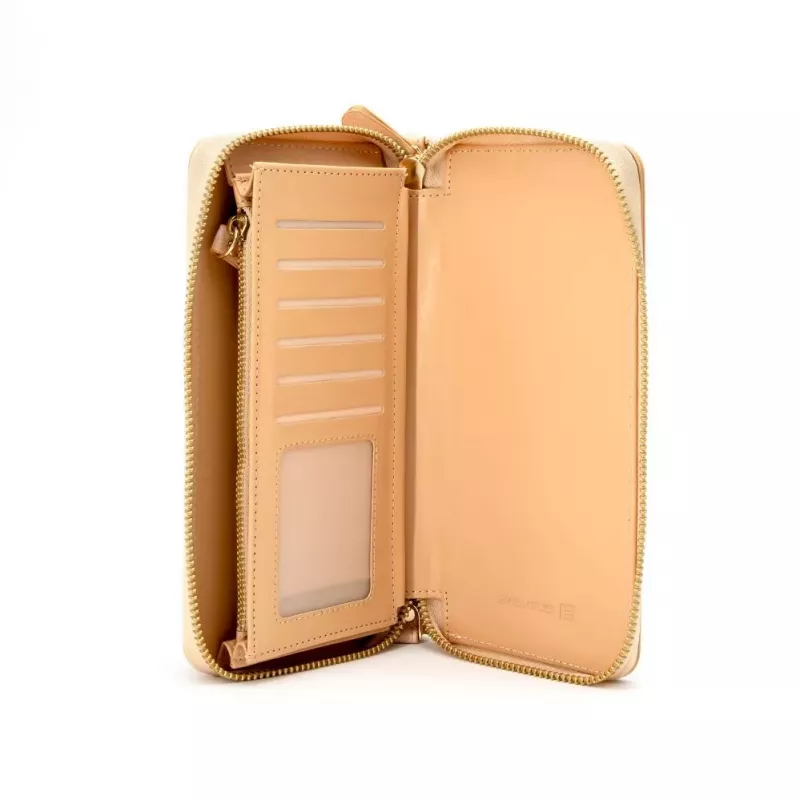 Evelatus Universele Wallet Case Flower beige