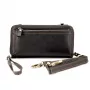 Evelatus Universal Leather Zipper Design Wallet zwart