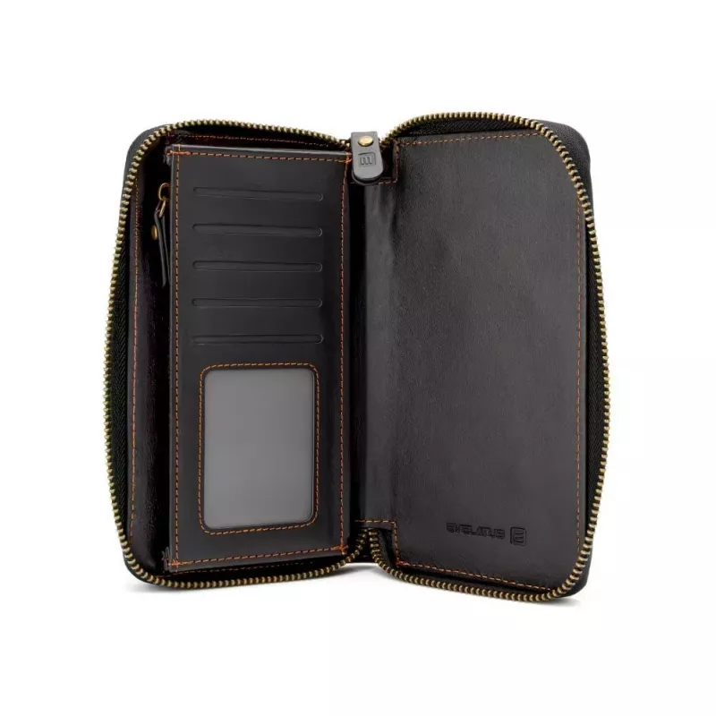 Evelatus Universal Multifunctional Wallet Wristband Leather zwart
