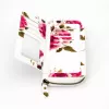 EVELATUS Universele Wallet Zipper Design Flower wit