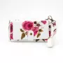 EVELATUS Universele Wallet Zipper Design Flower wit