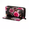 Evelatus Universele Wallet Zipper Design Flower zwart